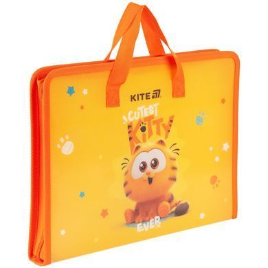 Портфель А4 Kite мод 202 Garfield пластик на блискавці GF25-202