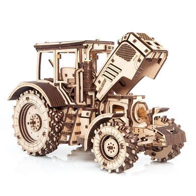 Модель 3D дерев'янна сборна механічна EVA Eco-Wood-Art TRACTOR BELARUS-2022 000877