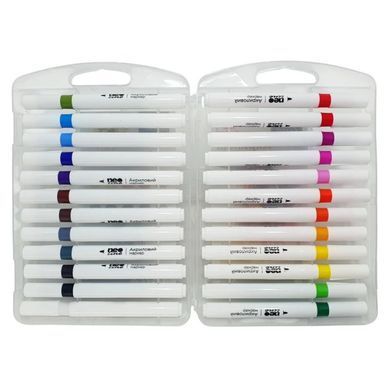 Маркер универсальный акриловый Neo Line Acrylic Marker набор 24 шт SH4061-24 в пласт. футляре