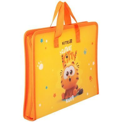 Портфель А4 Kite мод 202 Garfield пластик на блискавці GF25-202