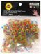 Резинки для плетения Rainbow Loom 200шт. зебра Ассорти микс полупрозрачные 1345/A-s196 +крючок