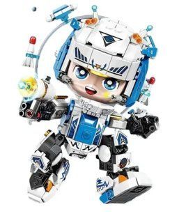 Конструктор 3D Blocks Астронавт військовий загін, кор. 31*25*8см, 542 деталі 8804