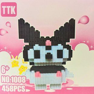 Конструктор 3D Blocks TTK №1008, кор. 10,5*10,5*10,5см, 458 дет К01*