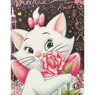 Алмазна мозаїка по номерам на холсті 40*50см Sultani ST-00108 Kitty Kat