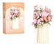 Конструктор 3D в вазе Flower Butterfly 10,4*20,7см, 398 дет №866065