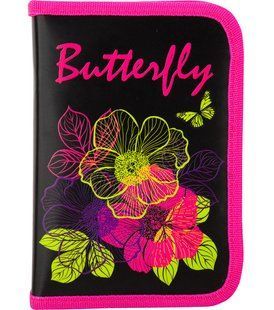 Пенал 1М Kite мод 621 Blossom б/н K17-621-8