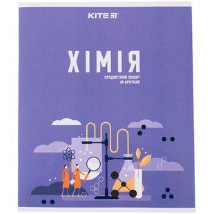 Тетрадь школьная предметная А5+ 168*203мм 48л. Kite в клетку, Urban Химия K23-240-30
