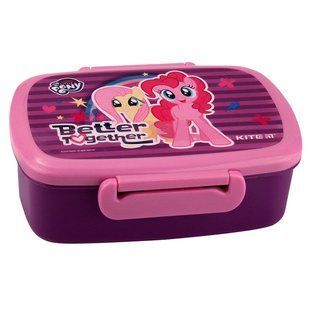 Школьный ланчбокс Kite мод 163 с ложкой и вилкой LP19-163 Little Pony