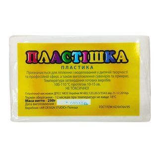 Глина полімерна Пластішка 250г 4346***, Білий