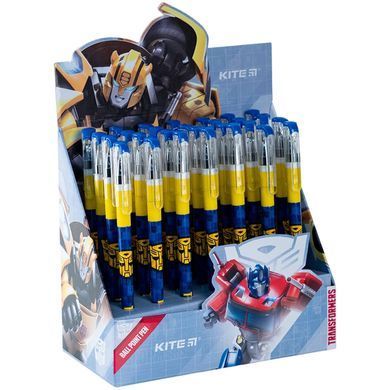 Ручка шариковая Kite мод 032 Transformers пишет синим TF24-032