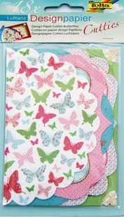 Набір паперу для скрапбукінгу Folia Метелики 10*15 18арк 16211102