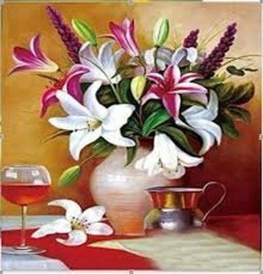 Алмазна мозаїка по номерам на дереві 40*50см Diamond painting QA203984