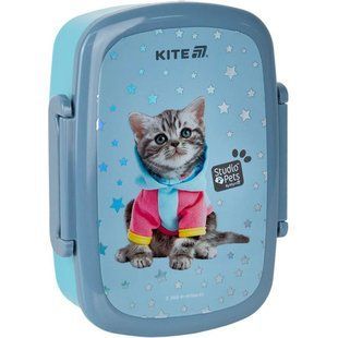Школьный ланчбокс Kite мод 163 с ложкой и вилкой SP25-163 Studio Pets