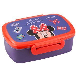 Школьный ланчбокс Kite мод 163 с ложкой и вилкой MI19-163 Minnie