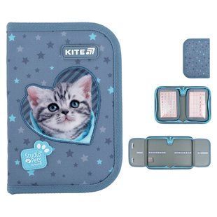 Пенал 1 відділення з відворотами Kite мод 622 Studio Pets SP25-622-3