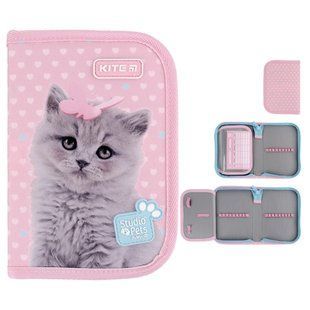 Пенал 1 відділення з 1 відворотом Kite мод 621 Studio Pets SP24-621