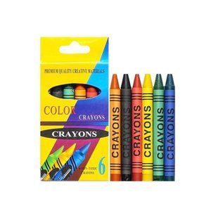 Крейда воскова 6кол. Crayons ST-6381-6/S-2006
