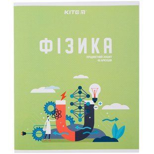Тетрадь школьная предметная А5+ 168*203мм 48л. Kite в клетку, Urban Физика K23-240-31