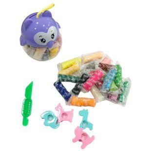 Маса для ліплення у відерці PlayDough 18 кол., з формочками 8702 Совята