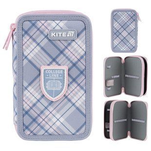 Пенал 2 отделения Kite мод 623 College Line Girl K25-623-1