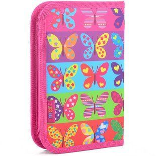 Пенал 1 отделение без отворотов 1 Вересня Smart Butterflyt 531654