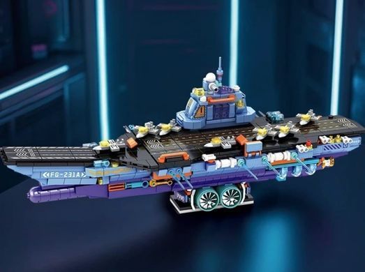 Конструктор 3D Blocks Авіаносець, кор. 44.5*33*8см, 855 деталей 8824