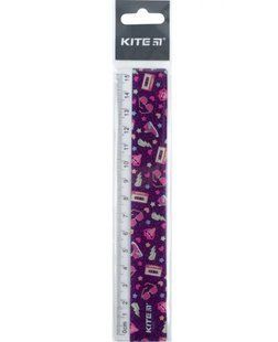 Лінійка 15см пластик Kite Chilling Cat K22-090-02