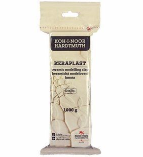 Самозастигаюча маса Koh-i-Noor Keraplast 1кг. білий 131706