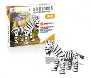 Конструктор SenYan Toys мягкий Зебра SY1006