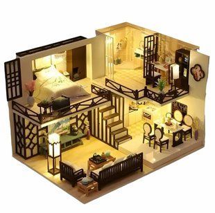 Конструктор Румбокс Кукольный домик Diy House CuteRoom M033 Двухэтажная вилла
