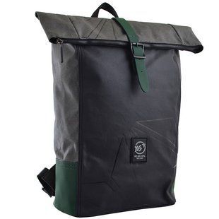 Рюкзак (ранець) м'який 1Вересня Yes 557430 T-77 Roll-top Green anthracite 40*29*13см
