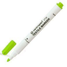 Маркер для тканини Centropen Textile 2мм 2739*, Зелений