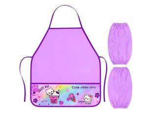 Фартук для художника Kidis KD3067 с нарукавниками детский, 34,5*50 см Котик