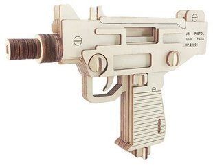 Модель 3D дерев'янна сборна WoodCraft XC-G005H Узі 18,2*4*13,5см