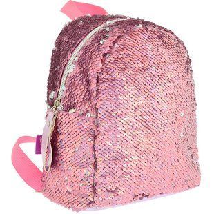 Рюкзак (ранец) школьный Yes 557651 Pink GS-02 з пайетками 23*19*17см