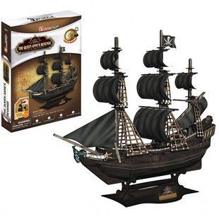 Конструктор 3D CubicFun Корабель Помста Королеви Анни T4005h