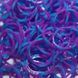 Резинки для плетения Rainbow Loom 200шт. зебра Фиолетово-синие 1340 +рогатка +крючок