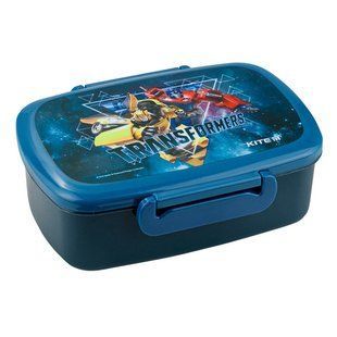 Школьный ланчбокс Kite мод 163 с ложкой и вилкой TF19-163 Transformers