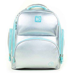 Рюкзак (ранець) м'який 1Вересня Yes 558455 Juno Max College S-30 38*31*19см срібний