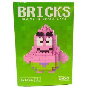 Конструктор 3D Blocks Bricks DMXC Мультяшки, кор.11,5*8*4см, 180 дет С-1047