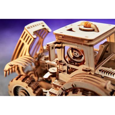 Деревянная сборная механическая 3D модель Wood Trick Трактор 190333