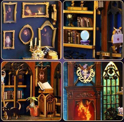 Конструктор Румбокс Кукольный домик Diy Book Nook Бук Нук JTSL-09-B Магический магазин Magic Market