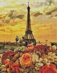 Алмазна мозаїка по номерам на дереві 40*50см Diamond painting QA204109
