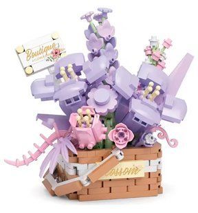 Конструктор 3D Boutique Квіткова корзина 9*10,4см, 515 деталей №2060/1087