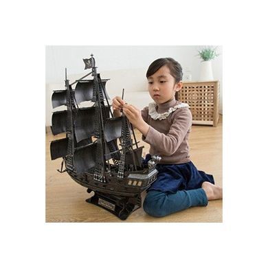 Конструктор 3D CubicFun Корабель Чорної Бороди Помста Королеви Анни (великий) T4018h