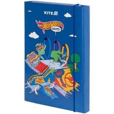 Папка для тетрадей B5 KITE мод 210 плотный картон на резинке Hot Wheels HW25-210-2