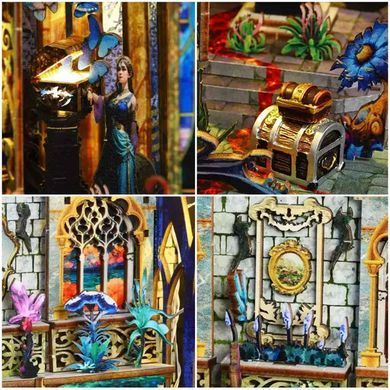 Конструктор Румбокс Кукольный домик Diy Book Nook Бук Нук JTSL-11-B Ящик Пандоры Pandora Box