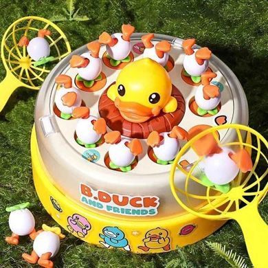 Гра інтерактивна музична рухома+сачок B.Duck and friends Качечка та друзі BD-2506