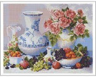 Алмазна мозаїка по номерам на дереві 40*50см Diamond painting QA200540