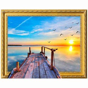 Алмазна мозаїка по номерам на холсті з 3D ефектом 40*50см Josef Otten ELT0238 Пирс